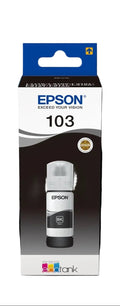 Epson ink bottle packaging on a white background
