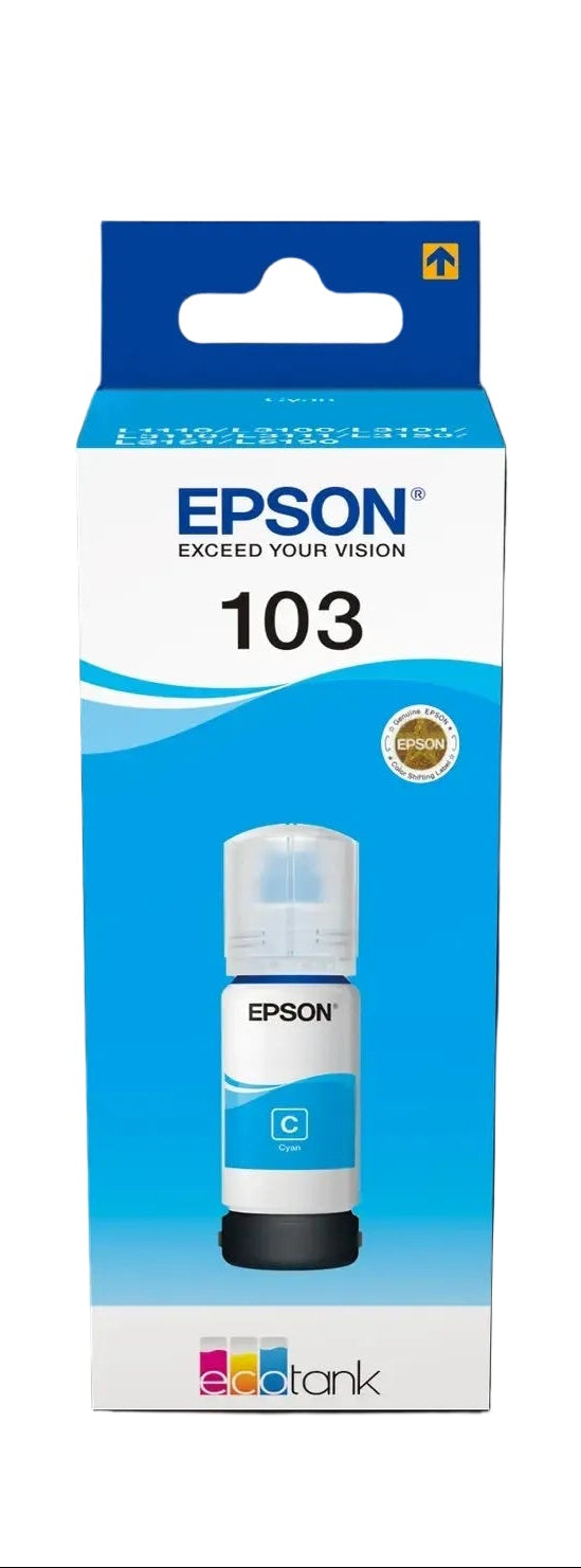 Epson 103 ink cartridge packaging on a white background
