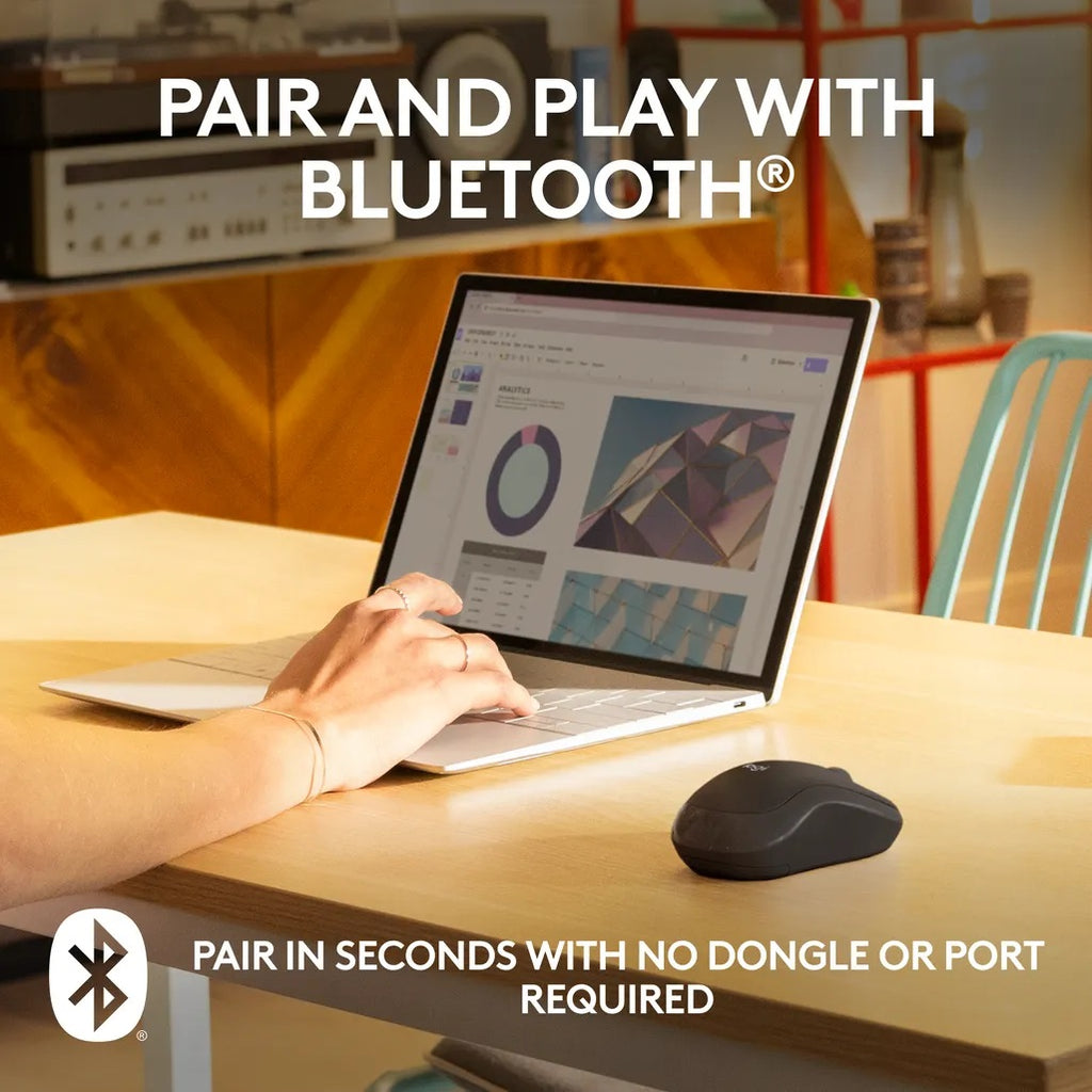 Logitech M240 Silent Bluetooth Mouse – Graphite