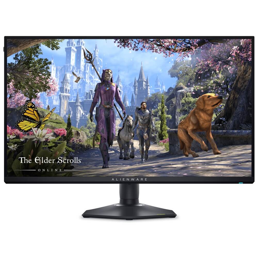 Dell Alienware 27 4K Dual-Resolution Gaming Monitor - 4K UHD (3840 X 2160), Standard Refresh Rate: 180 Hz, Stand