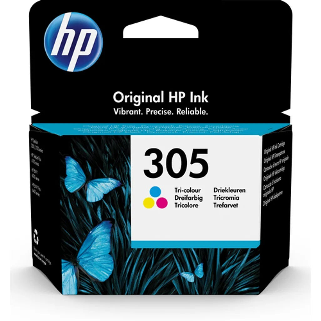 HP 305 Tri-colour Ink Cartridge - 3YM60AE