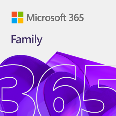 Microsoft 365 Family | Up to 6 Users | 1 Year Subscription | Digital Download (ESD)