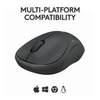 Logitech M240 Silent Bluetooth Mouse – Graphite