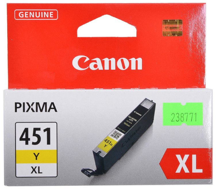 CANON-INK-CLI-451 XL Y-IP7240/ MG5440/ MG5540/MG5640/ MG6340/MG7140/MG7540/ MX924/ IX6840/ IP8740- YIELD 695