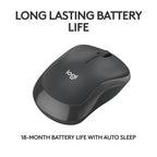 Logitech M240 Silent Bluetooth Mouse – Graphite