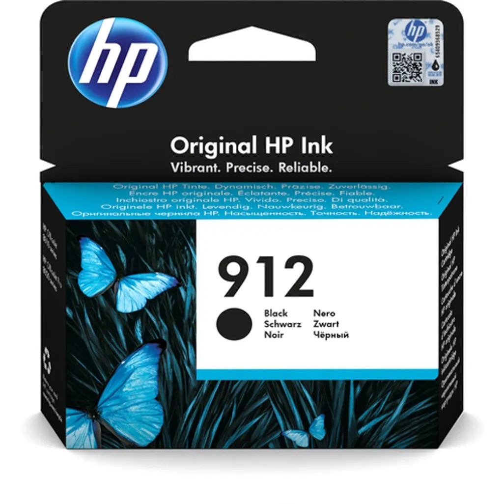 HP 912 Original Black Ink Cartridge - 3YL80AE