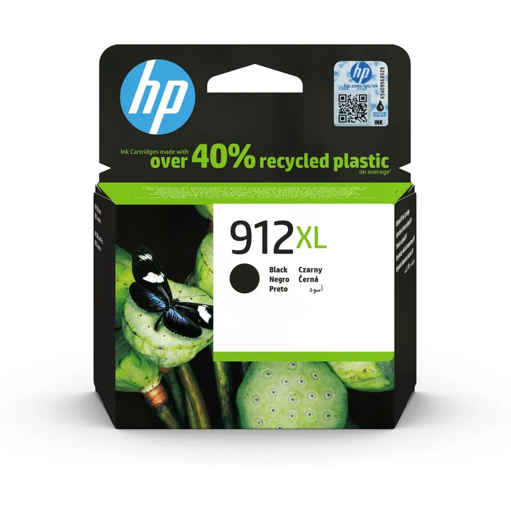 HP 912XL High Yield Original Black Ink Cartridge - 3YL84AE