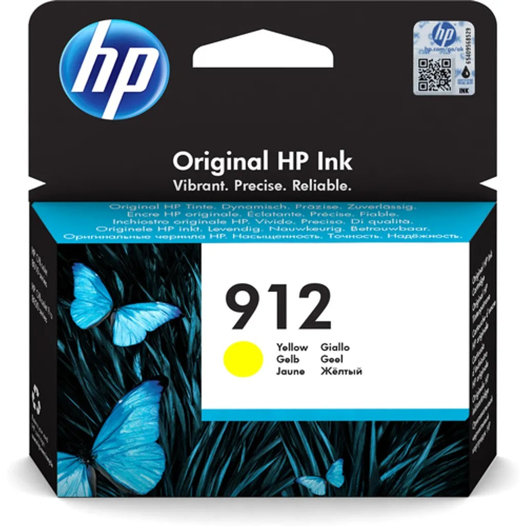 HP 912 Original Yellow Ink Cartridge - 3YL79AE