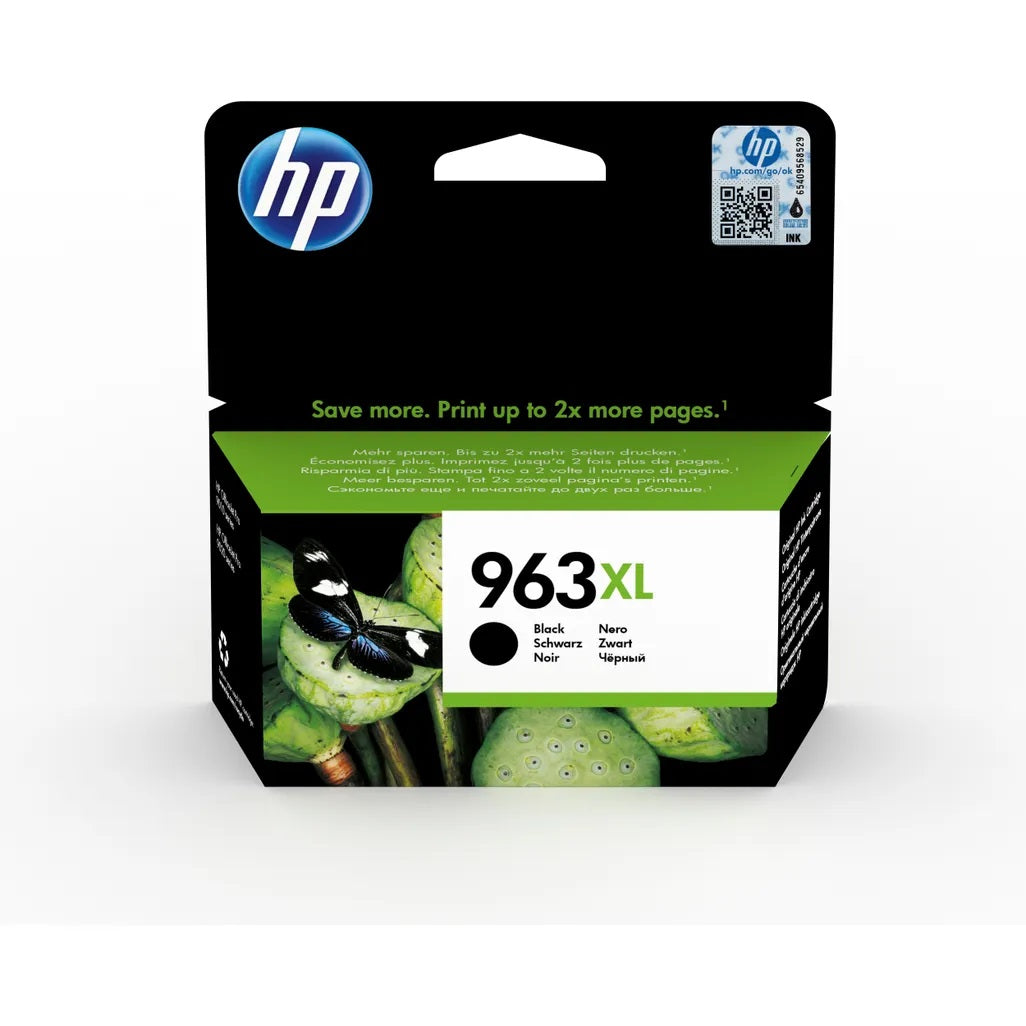 HP 963xl High Yield Original Black Ink Cartridge - 3JA30AE