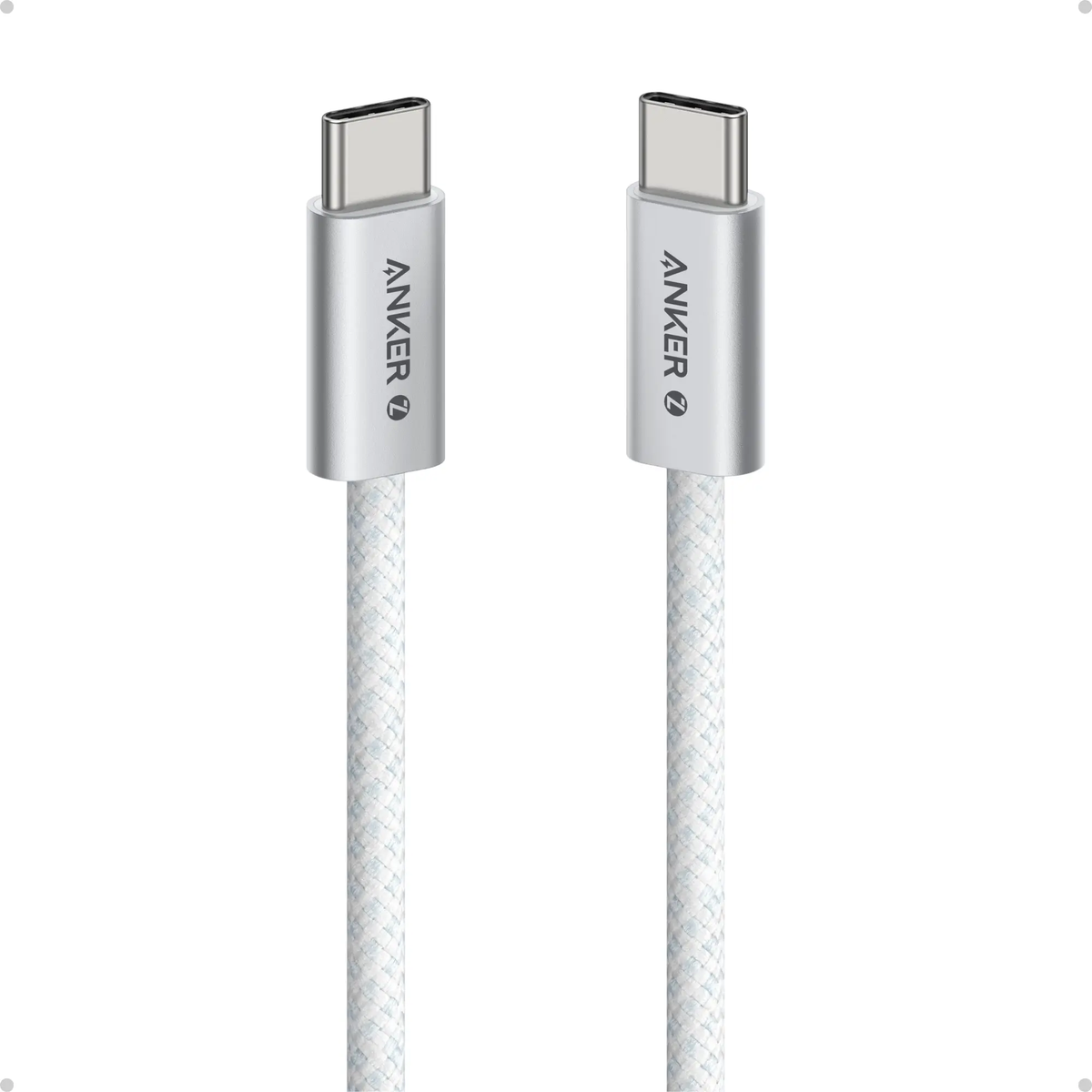 Anker Type C To Type C Braided Cable 240W 1M White Warranty 2 Year