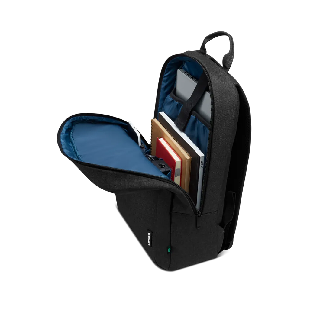 Lenovo B210 16" Casual Laptop Backpack | Black/Grey | Water-Repellent | Fits up to 16" Laptops