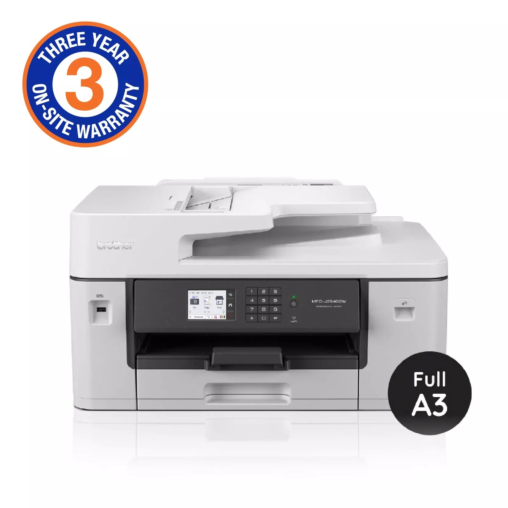 Brother MFC-J3540DW A3 Wireless Inkjet Multifunction Printer | Print, Scan, Copy & Fax