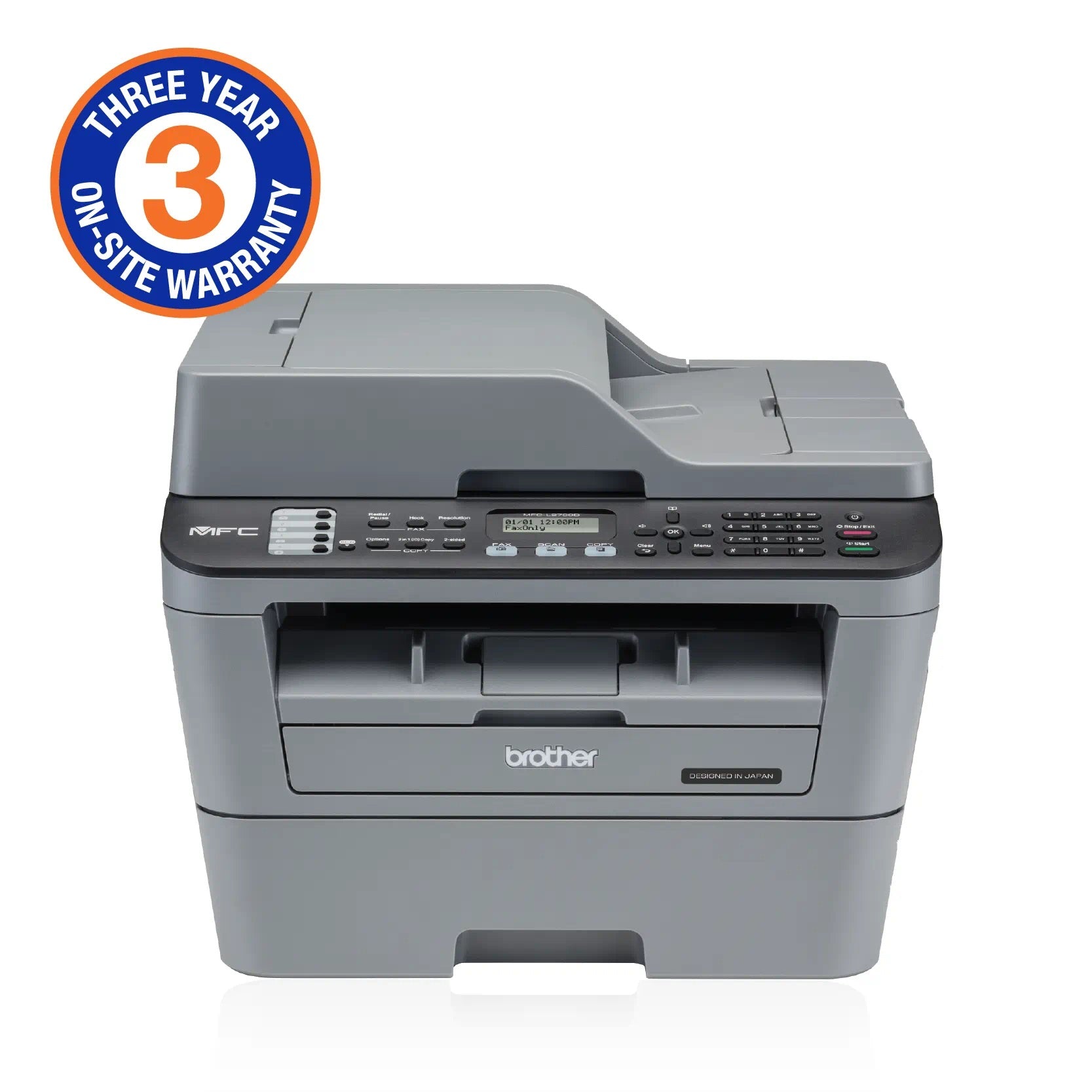 Brother MFC-L2700DW Wireless All-in-One Mono Laser Printer