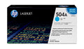 HP 504A CP3525/CM3530 MFP CYAN PRINT TONER CARTRIDGE PRINTS APPROXIMATELY 7 000 PGS USING ISO/IEC 19798 YIELD STANDARD