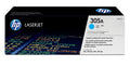 HP 305A CYAN LASERJET TONER CARTRIDGE FOR LASERJET PRO 300 AND 400 COLOUR SERIES