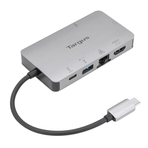 Targus - USB-C Single Video 4K HDMI/VGA Dock Connect One External HDMI Display (Max Resolution 4K@30Hz) Or One VGA Display (Max Resolution 1920X1200@60Hz), Gigabit Ethernet Port