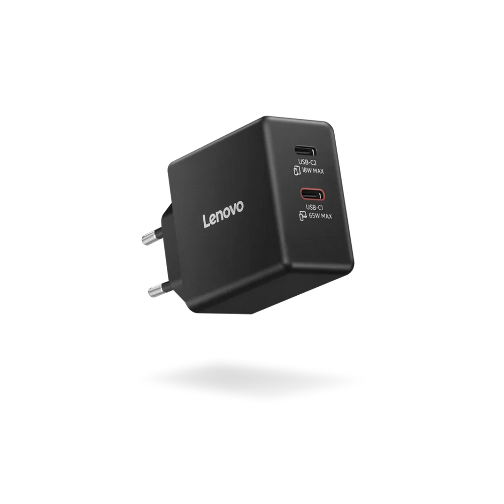Lenovo Dual USB-C 65W GaN Charger