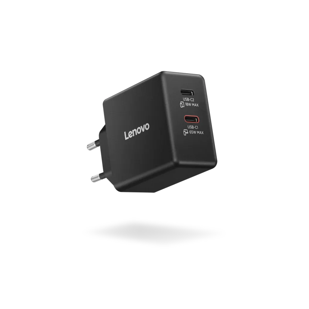 Lenovo Dual USB-C 65W GaN Charger