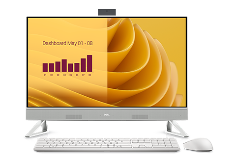 Dell 27 Aio Ec27250: Intel Core 7-150U (12Mb Cache, Up To 5.4 Ghz), 27.0" Fhd(1920X1080) Wide View Touch, 32Gb