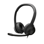 Logitech H390 USB-A Headset with Noise-Cancelling Microphone – Black