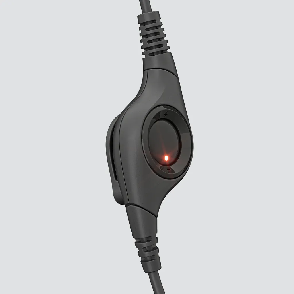 Logitech H390 USB-A Headset with Noise-Cancelling Microphone – Black