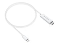 Targus - Hyper 4K USB-C To HDMI Cable - White Share 4K60Hz Content With A Single Cable, Simple Plug And Play Design, Universally Compatible
