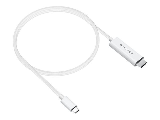 Targus - Hyper 4K USB-C To HDMI Cable - White Share 4K60Hz Content With A Single Cable, Simple Plug And Play Design, Universally Compatible