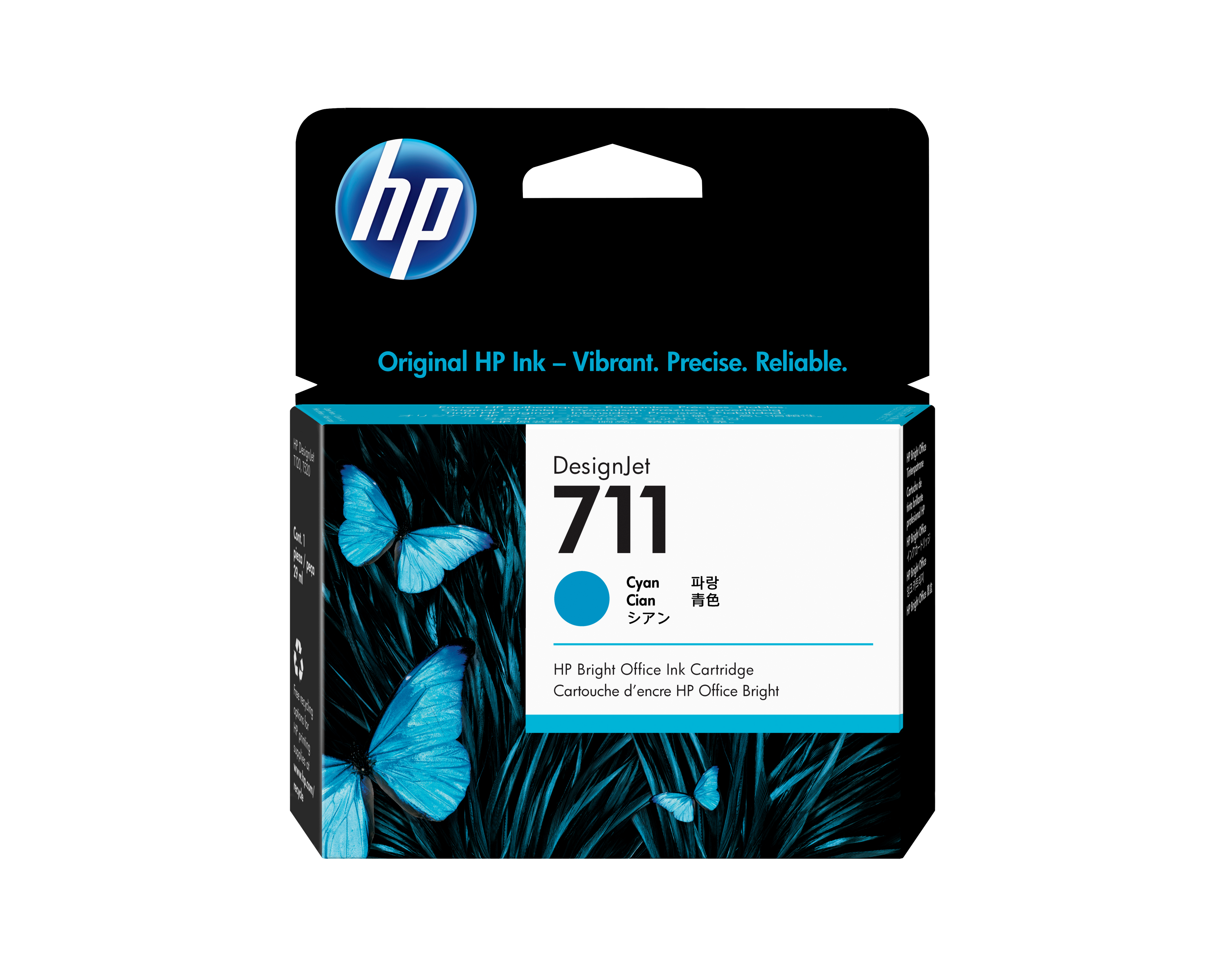 HP 711 29ml Original Cyan Ink Cartridge for Designjet - CZ130A
