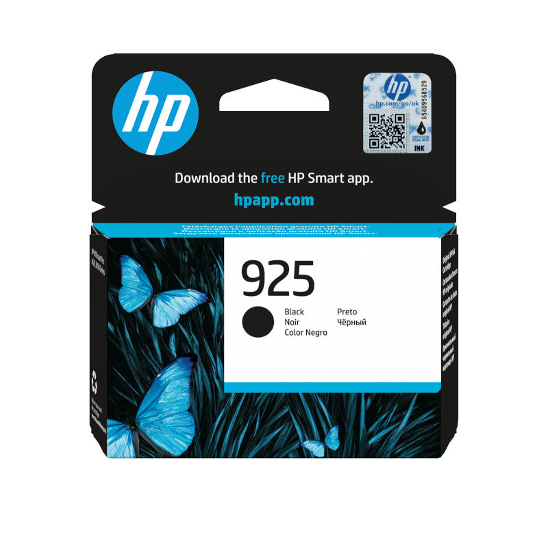 HP 925 Original Black Ink Cartridge - 4K0V9PE