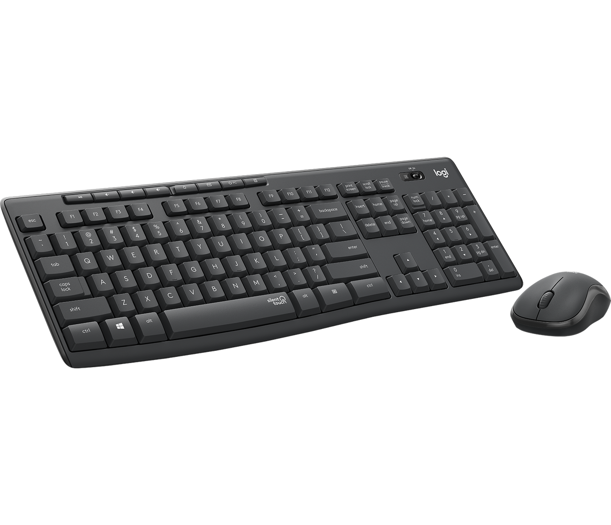 Logitech MK295 Silent Wireless Keyboard & Mouse Combo – Black