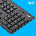 Logitech MK295 Silent Wireless Keyboard & Mouse Combo – Black