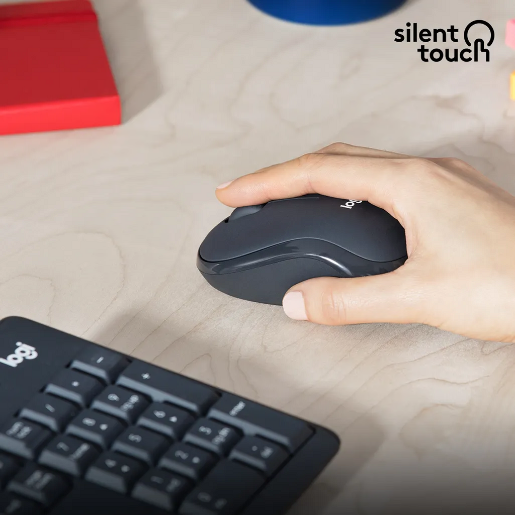Logitech MK295 Silent Wireless Keyboard & Mouse Combo – Black
