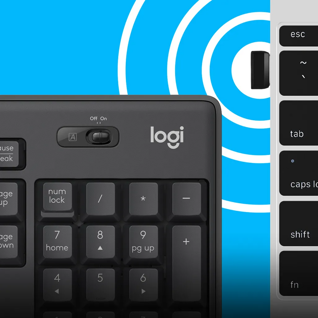 Logitech MK295 Silent Wireless Keyboard & Mouse Combo – Black