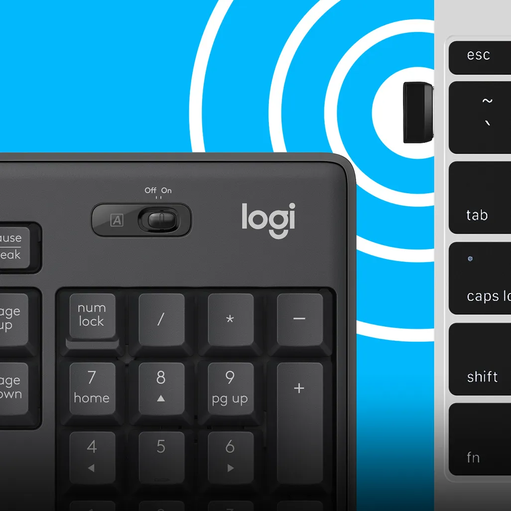 Logitech MK295 Silent Wireless Keyboard & Mouse Combo – Black
