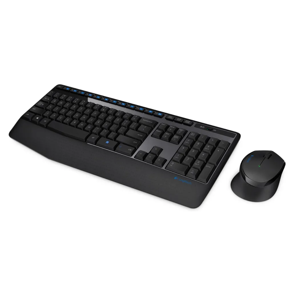 Logitech MK345 Wireless Keyboard and Mouse Combo | Full-Size Keyboard with Palm Rest