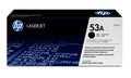 HP 53A LASERJET P2015 BLACK PRINT CARTRIDGE PRINTS APPROXIMATETLY 3 000 PGS USING THE ISO/IEC 19752 YIELD STANDARD