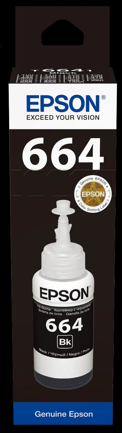 Epson T6641 Black Ink Bottle 70ml